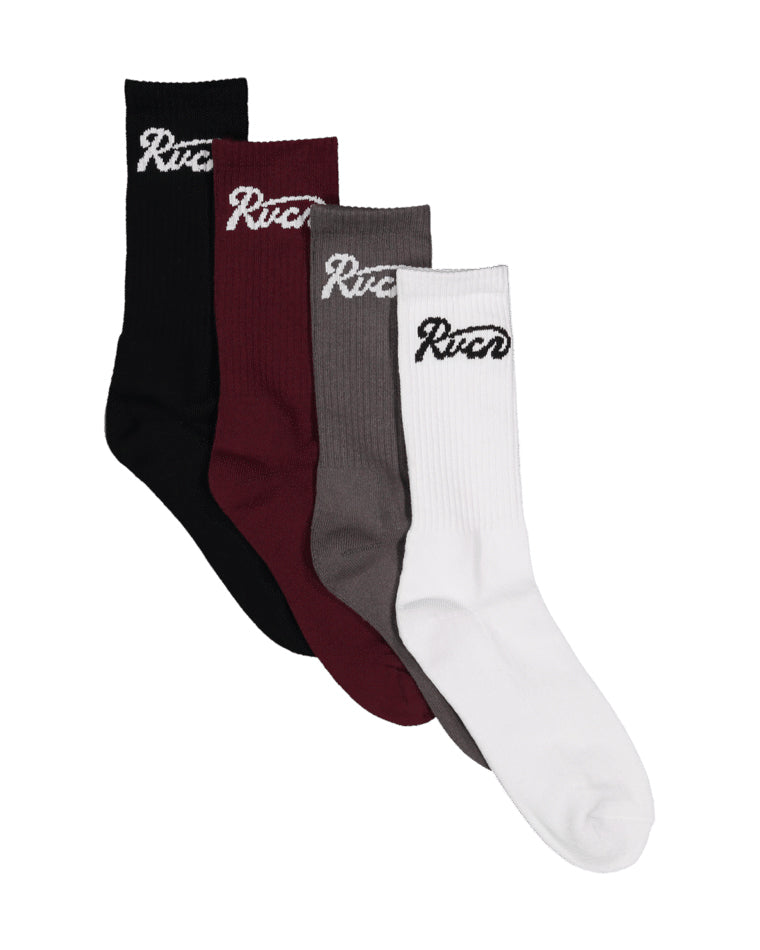 Rvca Seasonal Sock 4 Pack