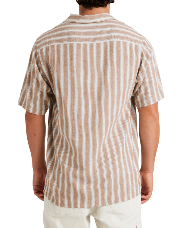 Beat Stripe Vintage Short Sleeve Shirt