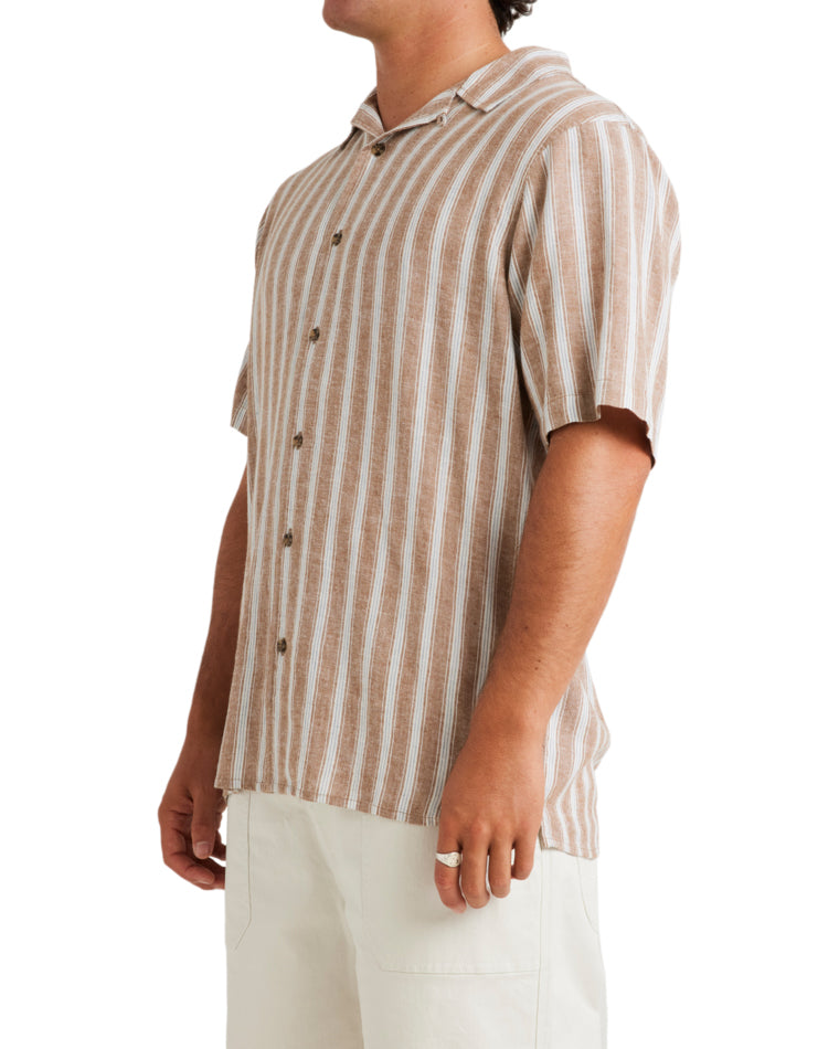 Beat Stripe Vintage Short Sleeve Shirt