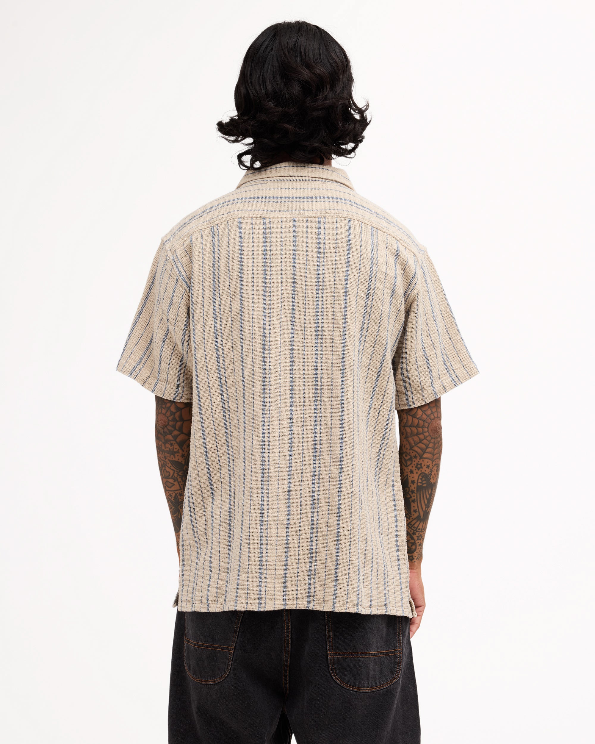 Vacancy Stripe Short Sleeve Shirt
