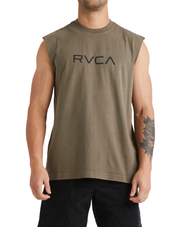 Big Rvca Washed Muscle