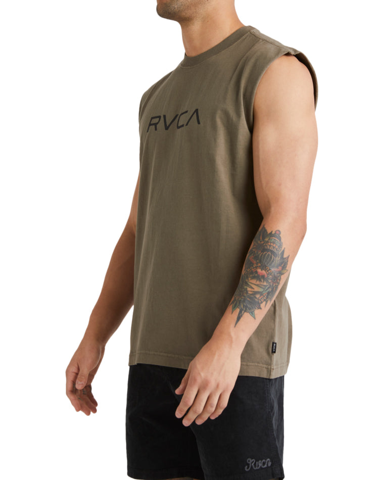 Big Rvca Washed Muscle