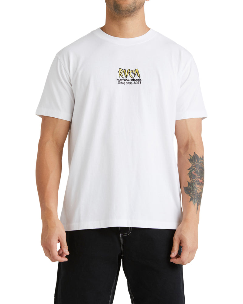 Rvca Electrical Short Sleeve Tee