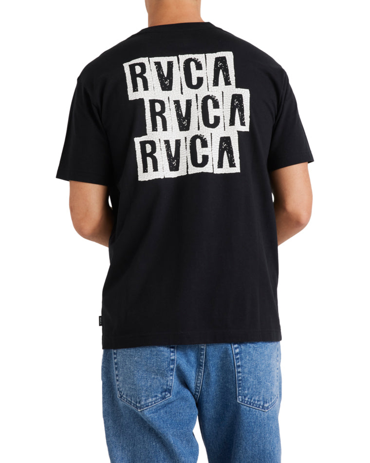 Blocked Rvca Short Sleeve Tee