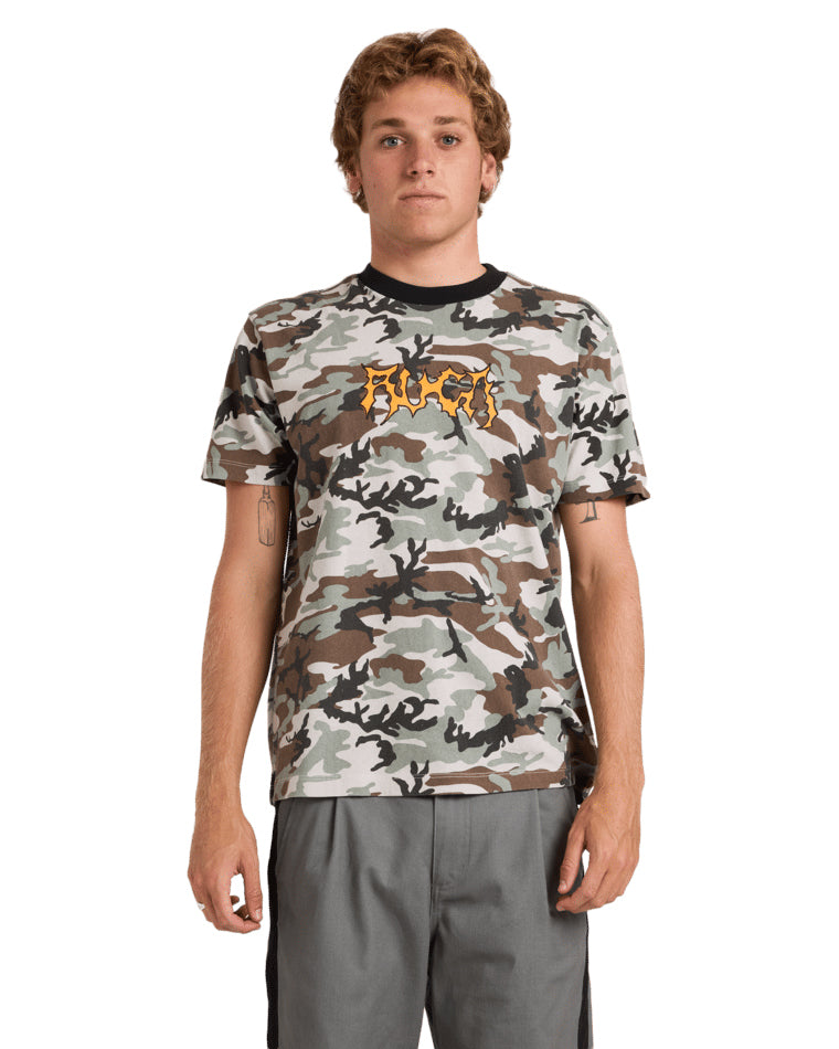 Rvca Drip Short Sleeve Tee