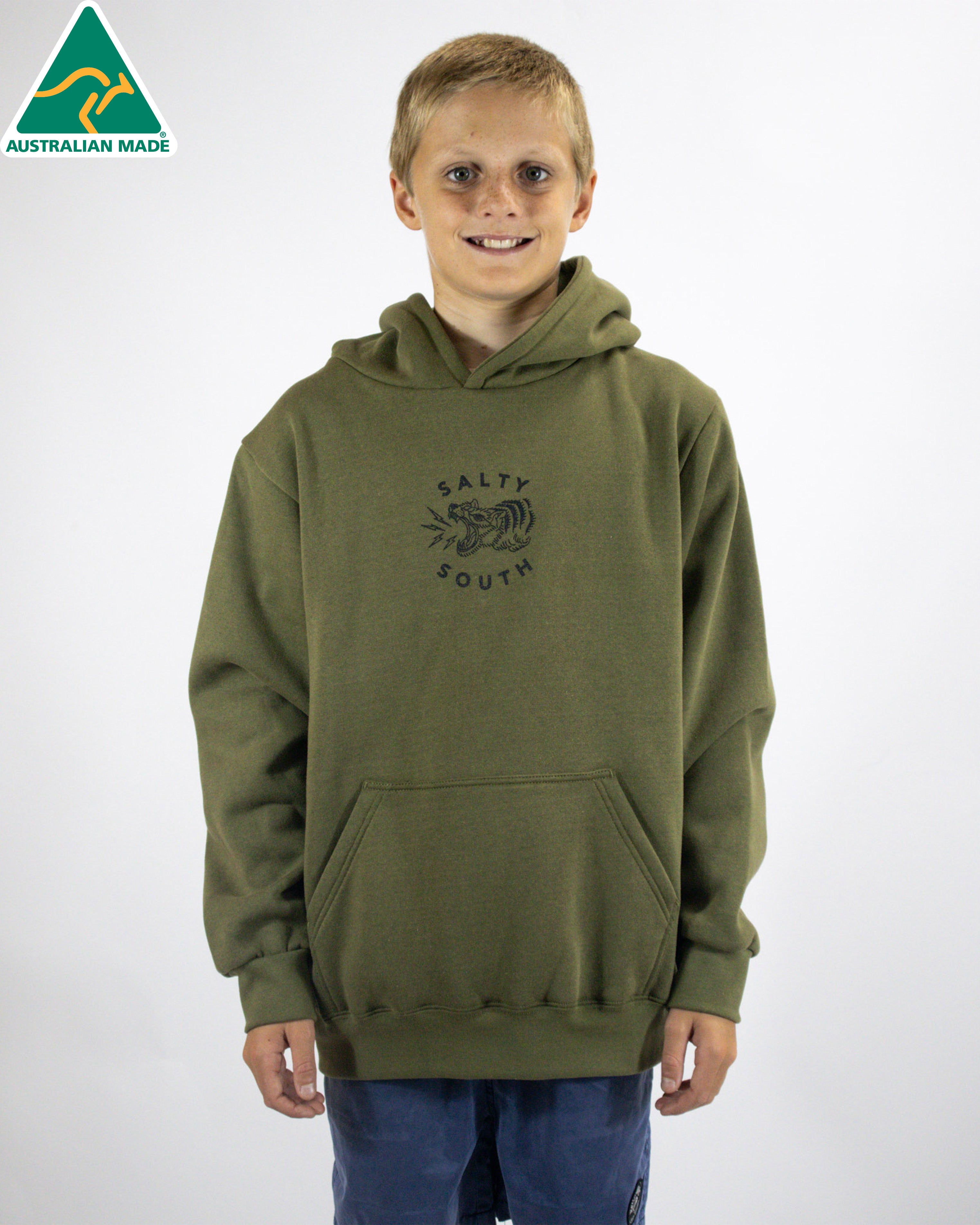 Youth Tiger Head Hoodie