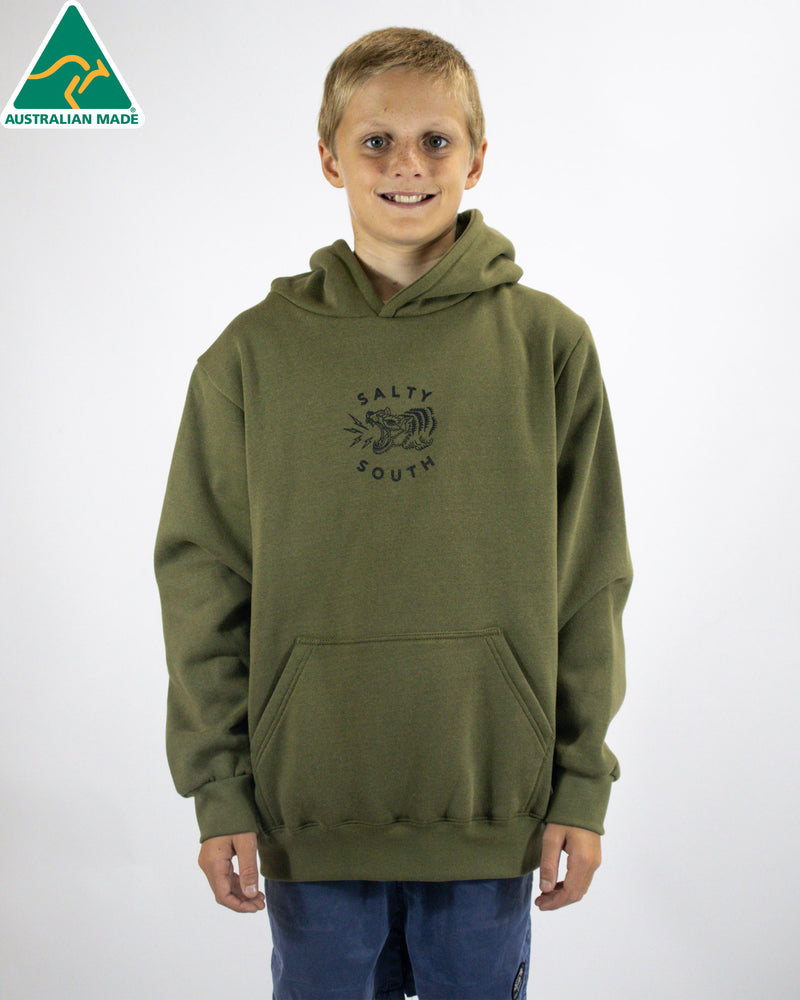 Youth Tiger Head Hoodie