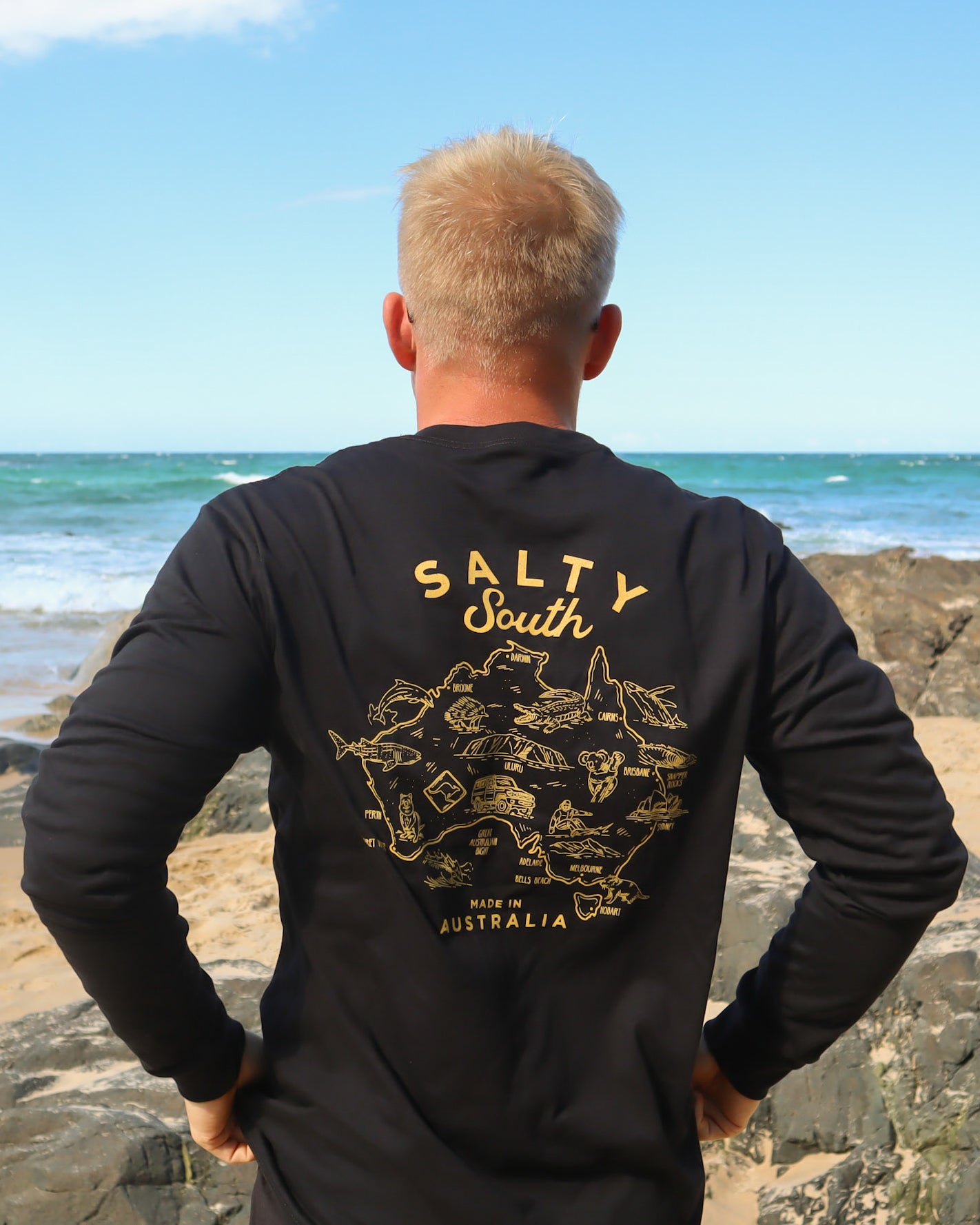 Australia Map Long Sleeve Tee