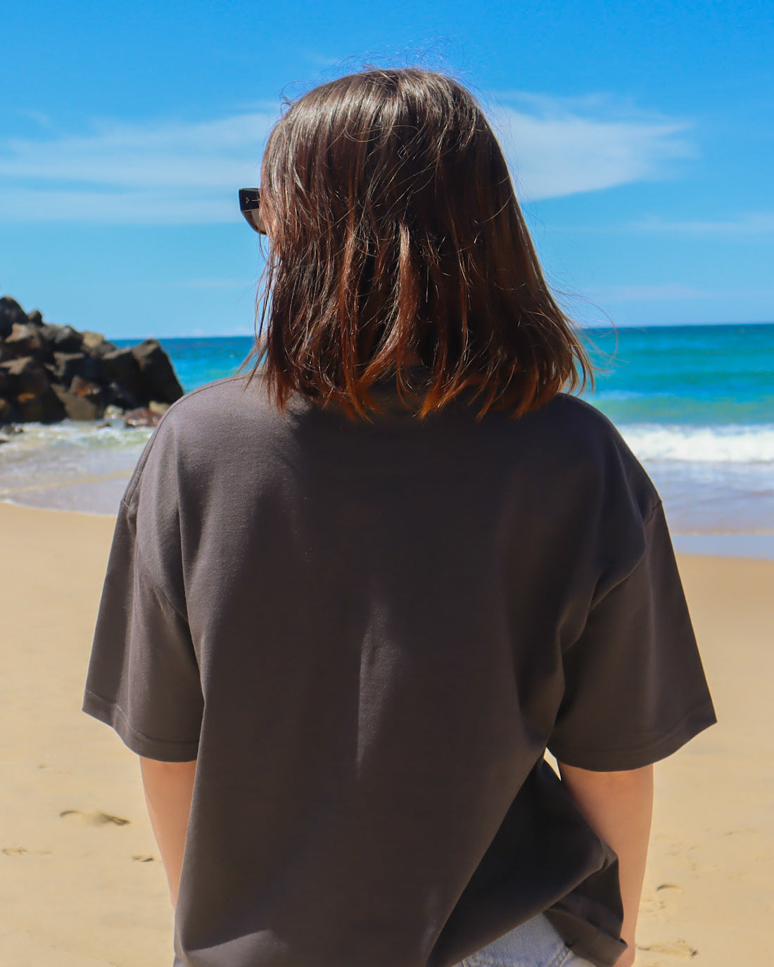 Australia Map Oversized Tee