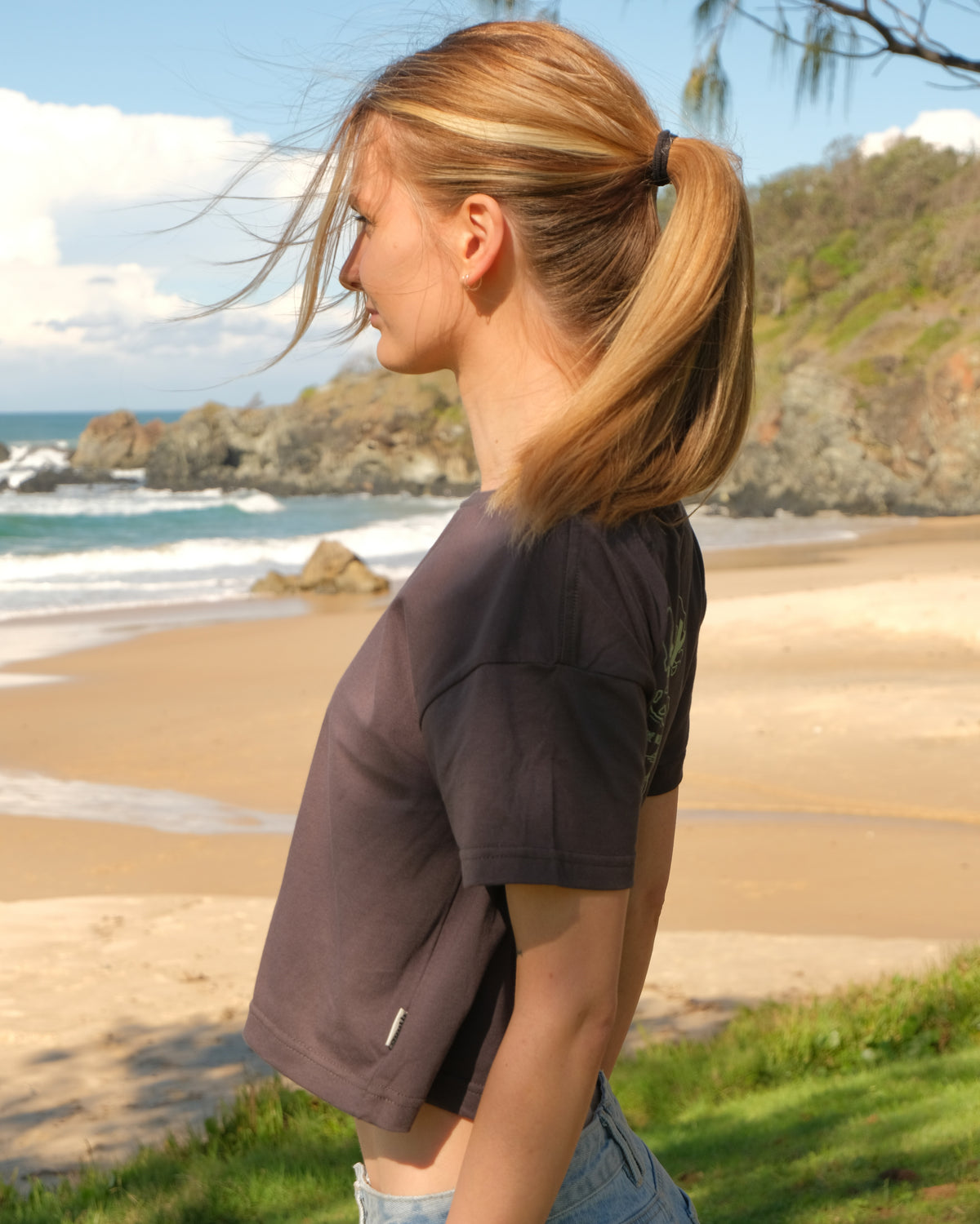 Tassie Map Cropped Tee
