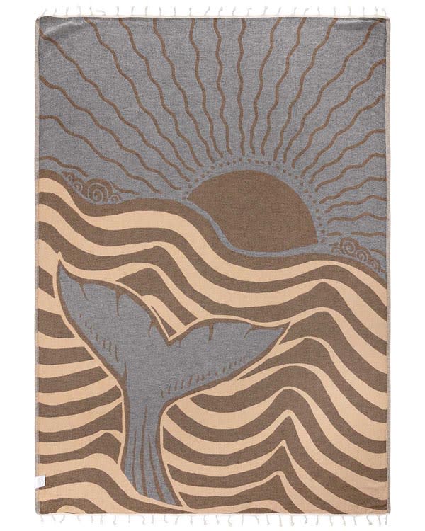 Sunset Fluke Towel Large