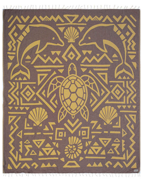 Ocean Maze - X-Large Towel