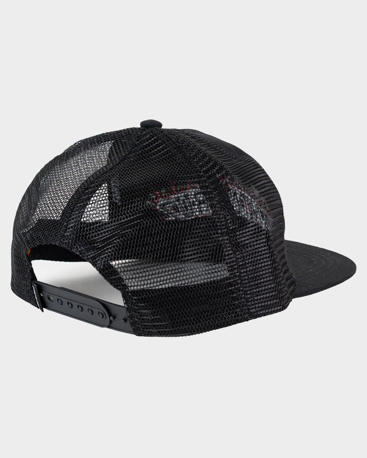 Boys Flamed Collegiate Arch Trucker Cap
