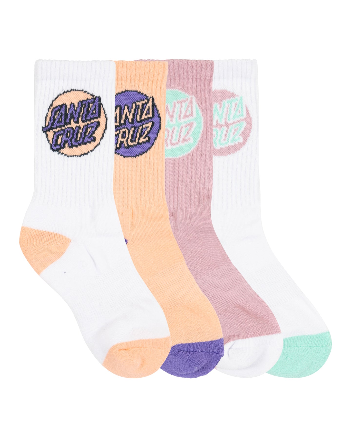 Girls Other Dot Crew Sock 4 Pack
