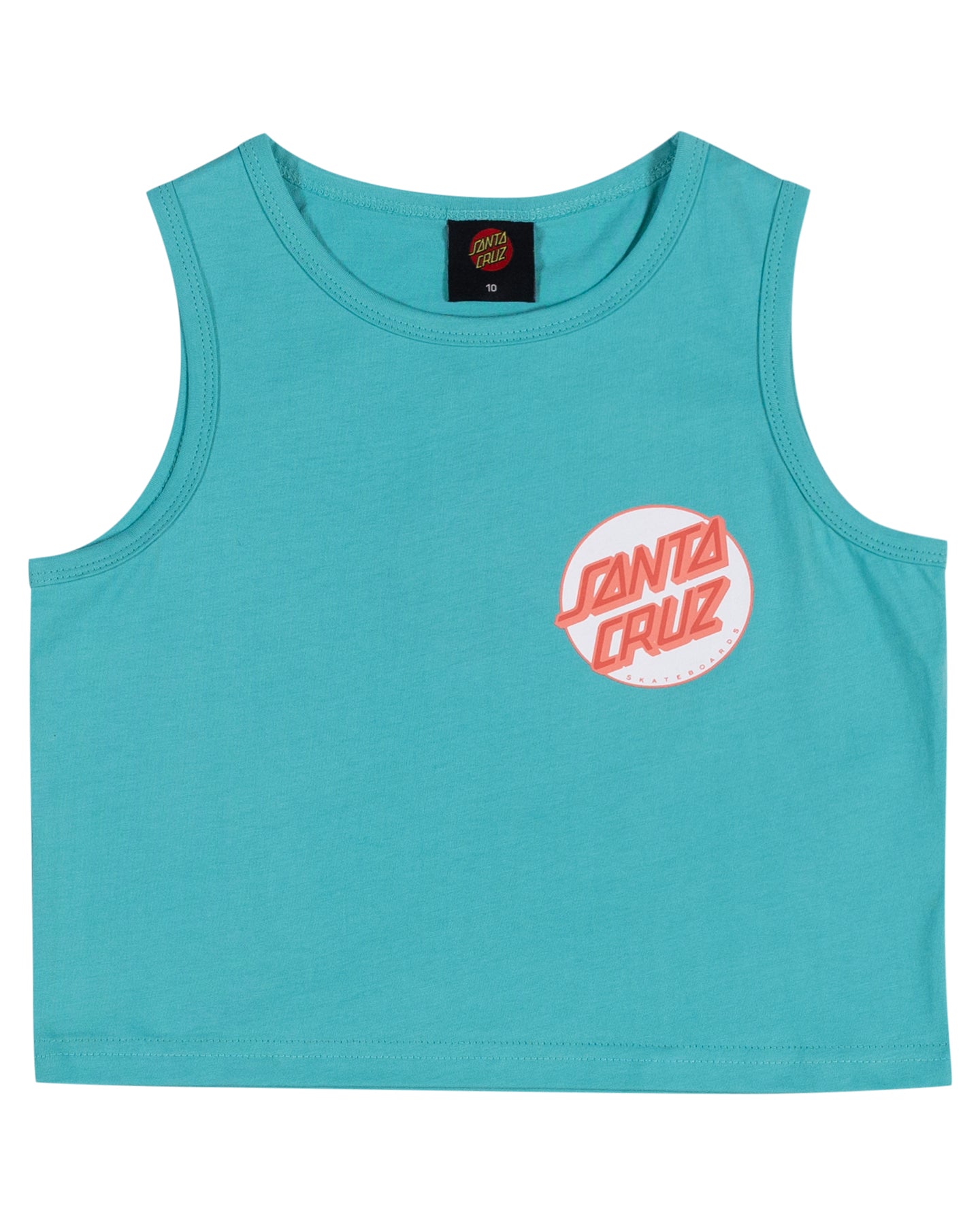 Girls Other Dot Chest Crop Tank