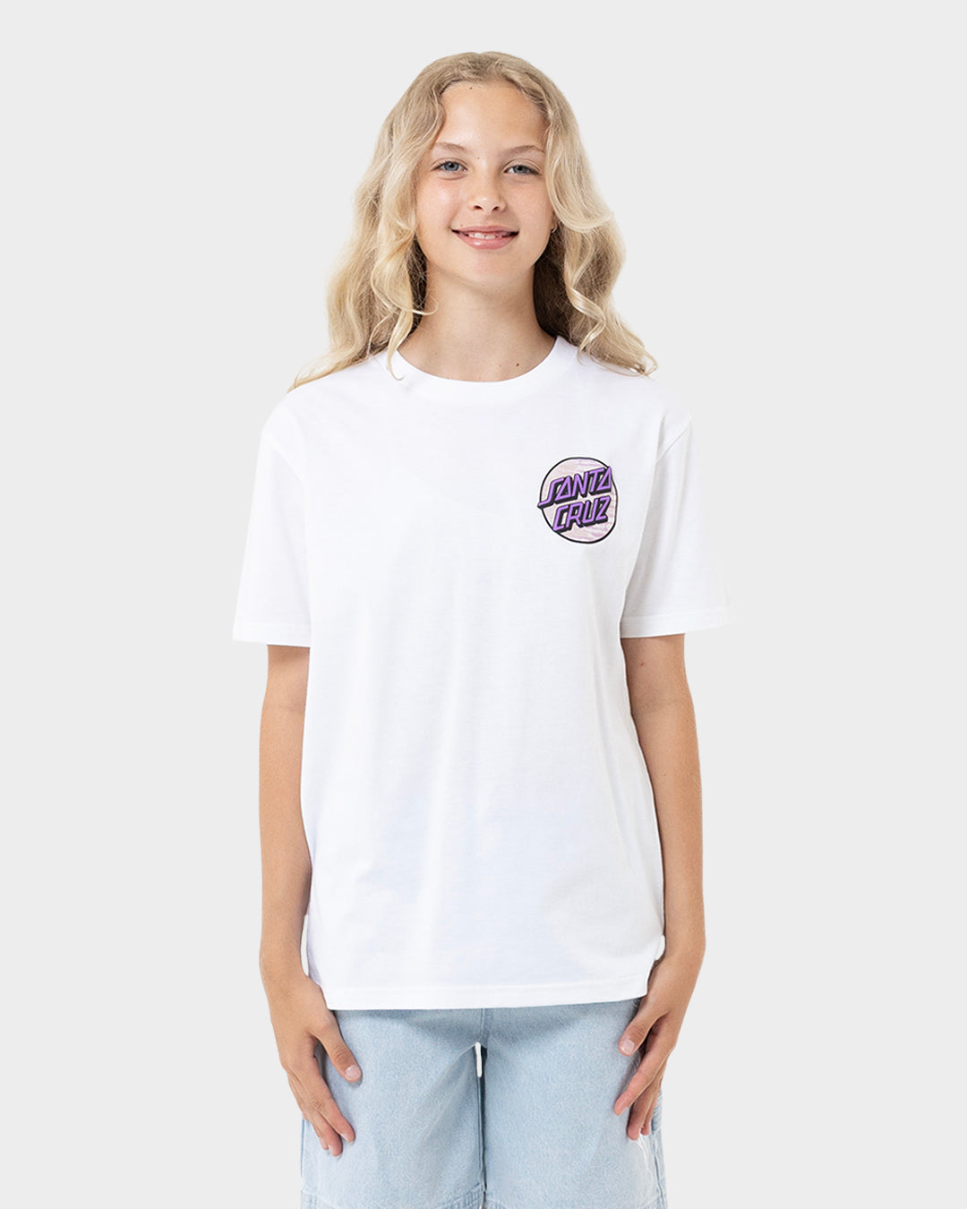 Girls Other Tie Dye Dot Oversized Tee