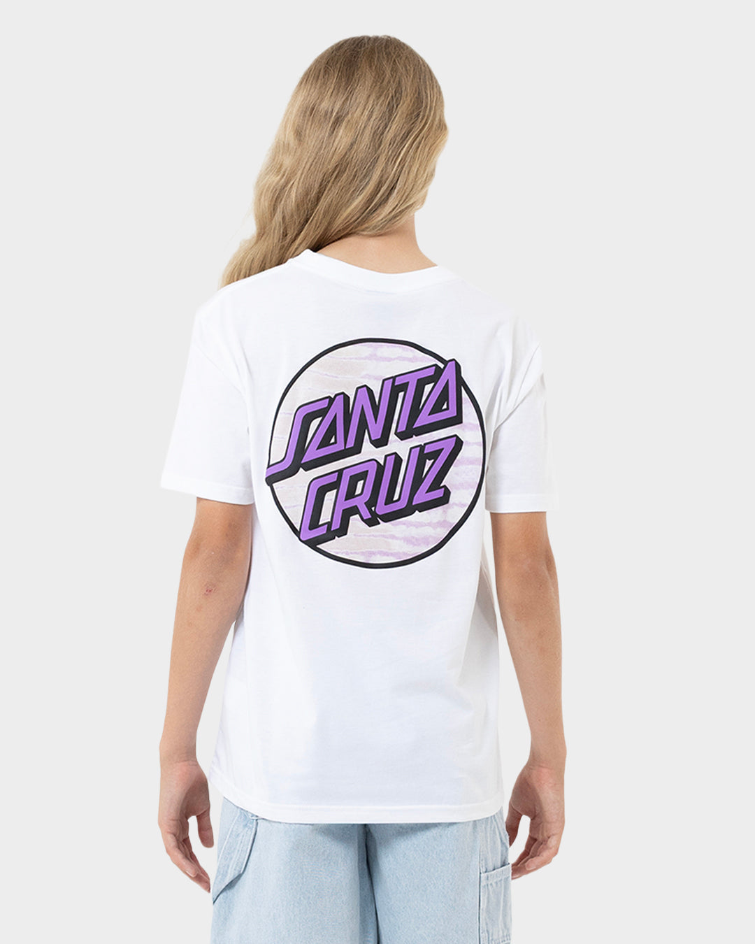 Girls Other Tie Dye Dot Oversized Tee