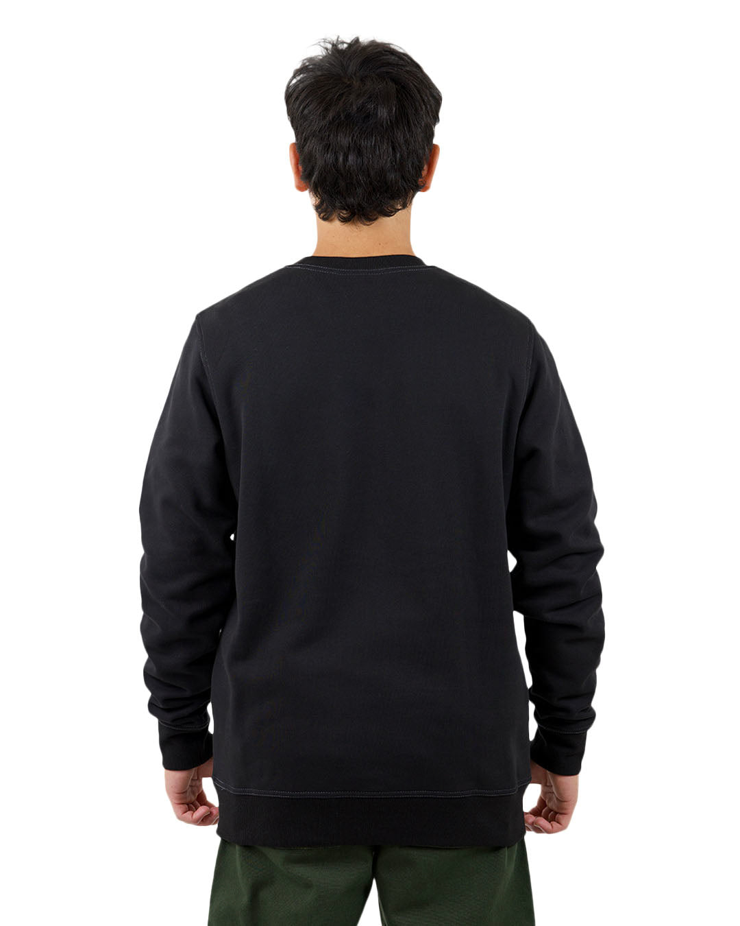Solid Strip Front Sweater
