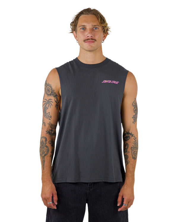 Screaming Hand Scream Strip Chest Muscle Tee