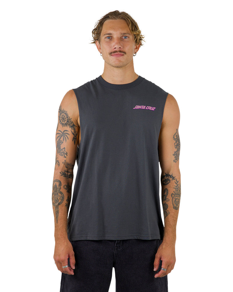 Screaming Hand Scream Strip Chest Muscle Tee