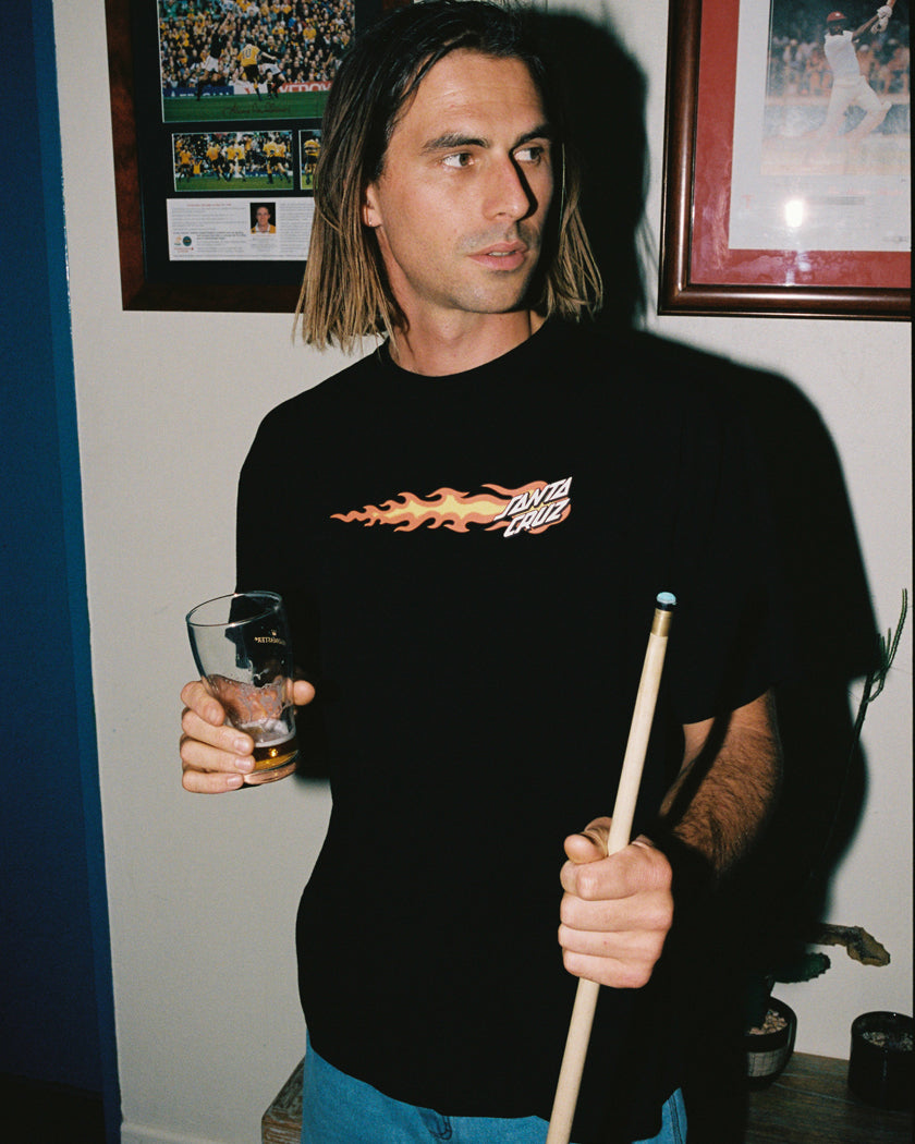 Flaming Dice Dot Flash Tee