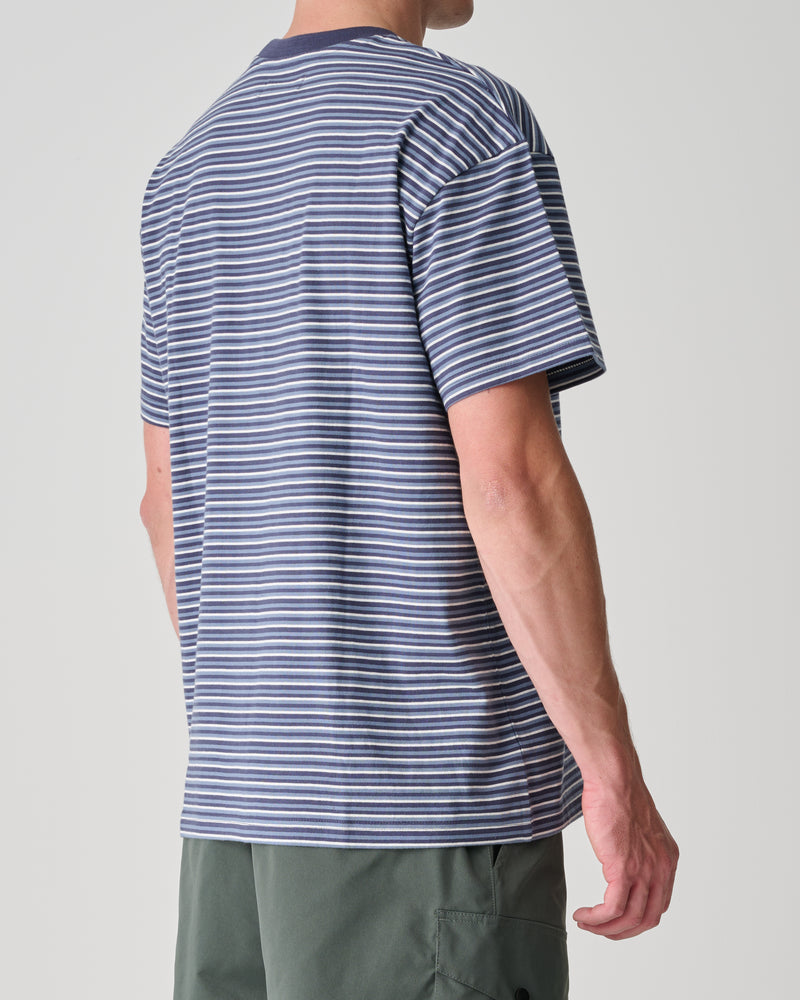 Baby Stripe Short Sleeve Pocket Tee