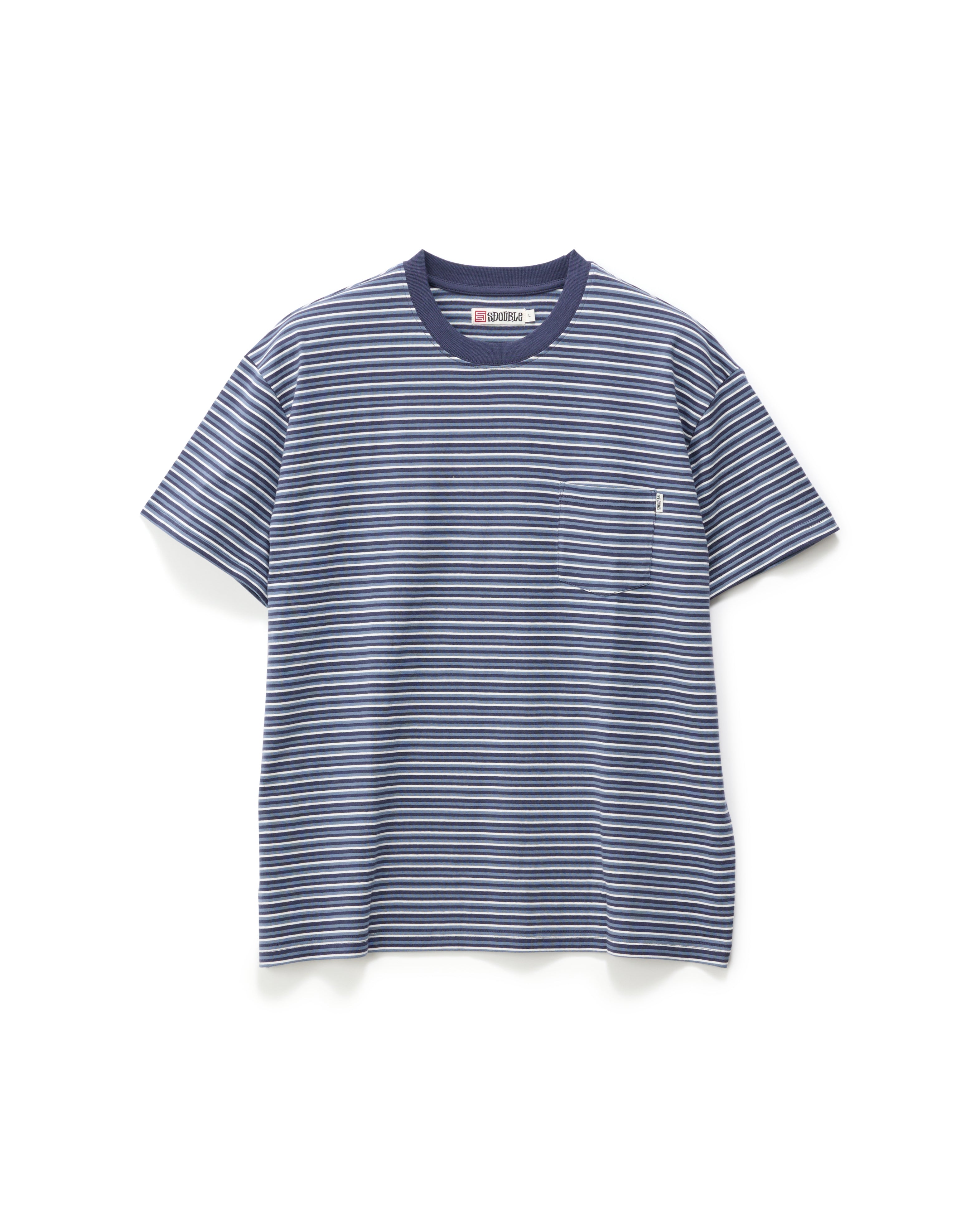 Baby Stripe Short Sleeve Pocket Tee