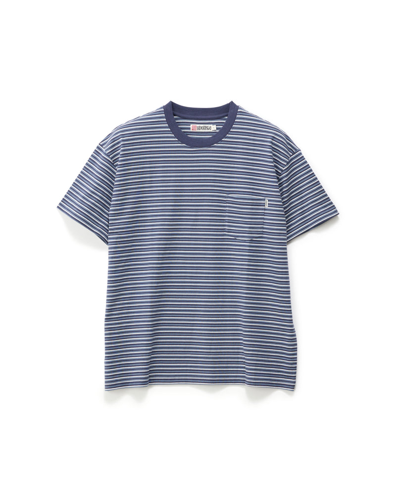 Baby Stripe Short Sleeve Pocket Tee
