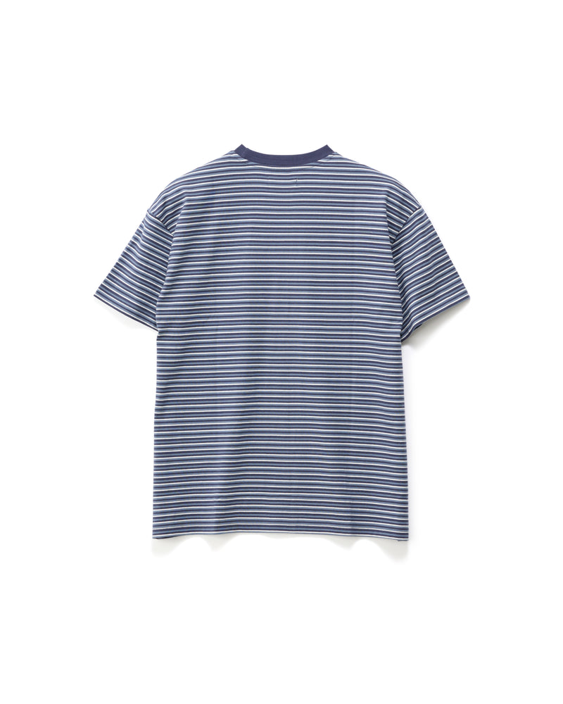 Baby Stripe Short Sleeve Pocket Tee