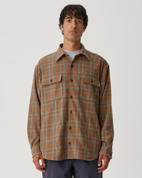 Plaid Long Sleeve Overshirt