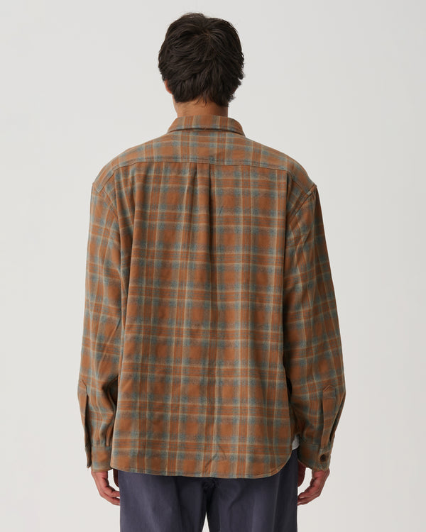 Plaid Long Sleeve Overshirt