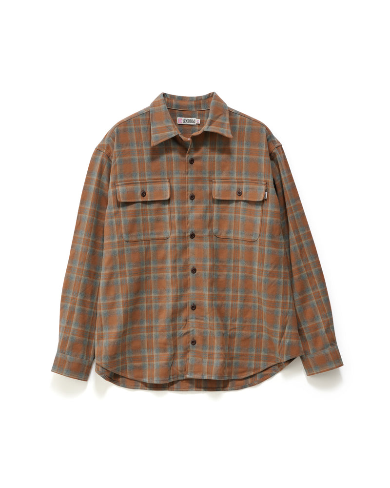 Plaid Long Sleeve Overshirt