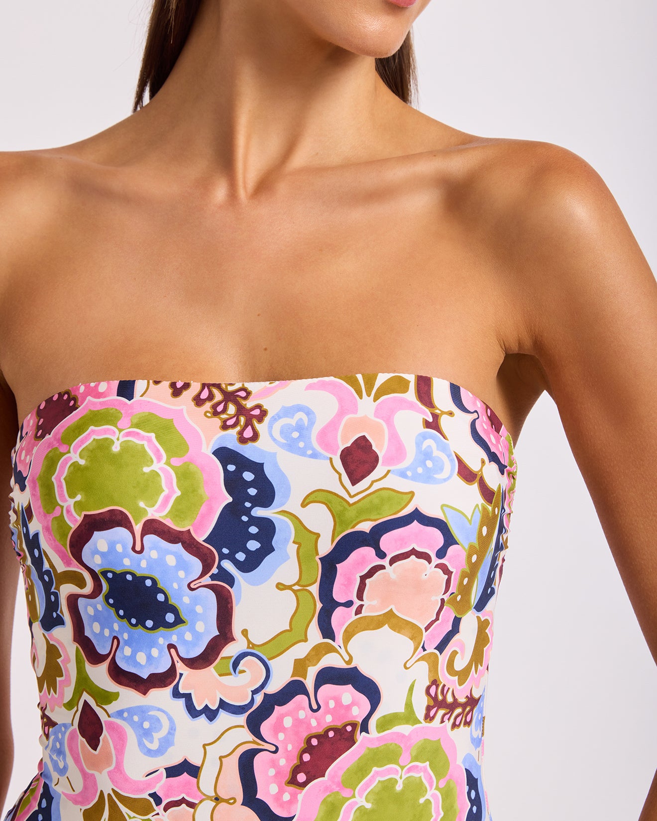 Sea Blossom Bandeau One Piece