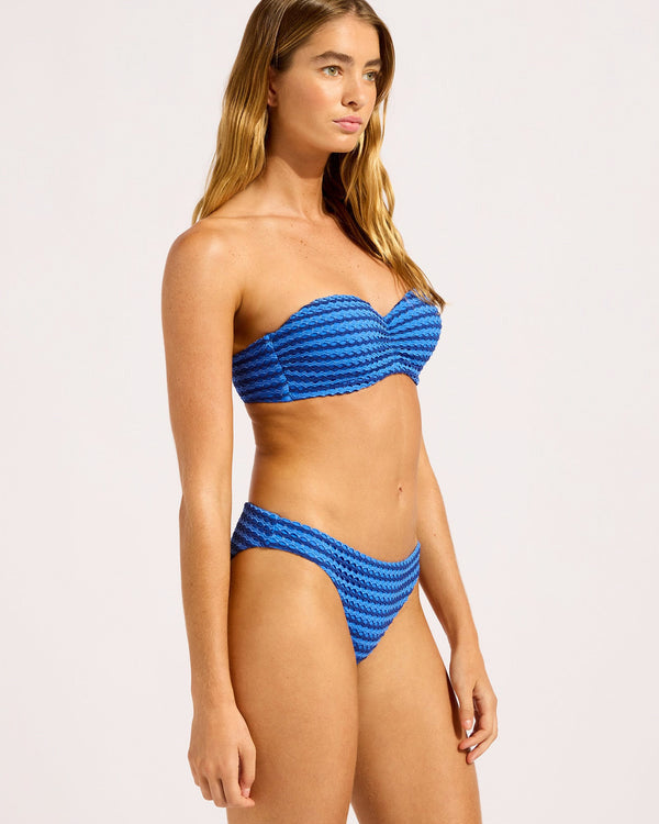 Mesh Effect Hipster Pant