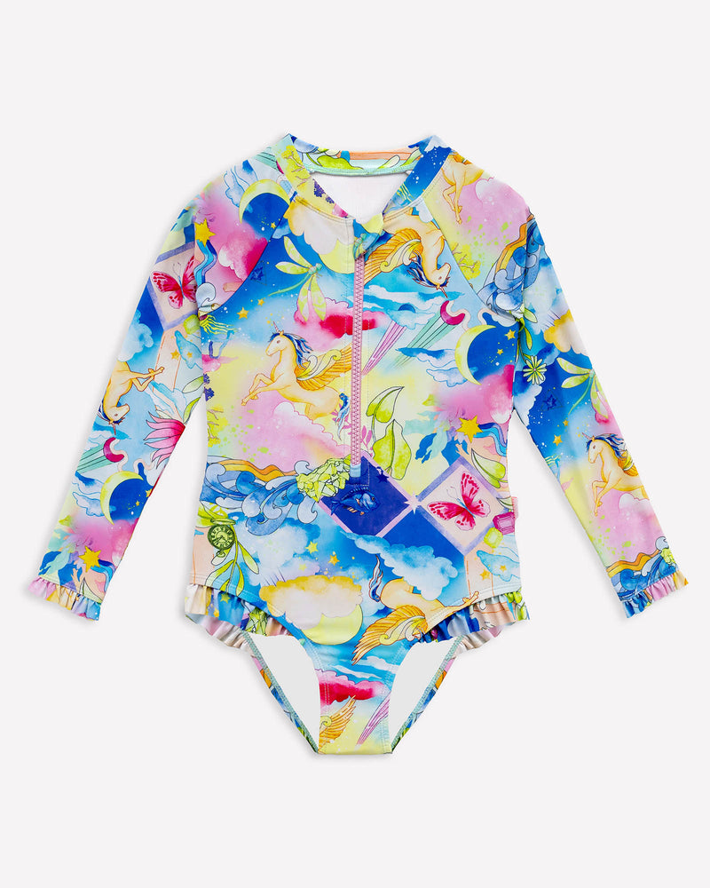 Tots Surrealism Zip Front Sunsuit