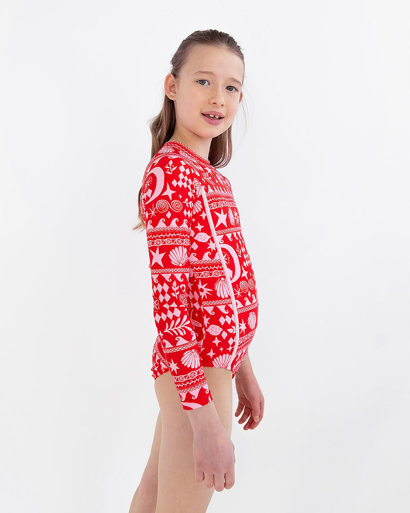 Girls Mykonos Summer Paddle Suit