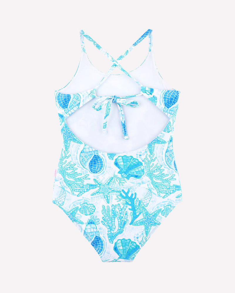 Girls La Mer Blue One Piece