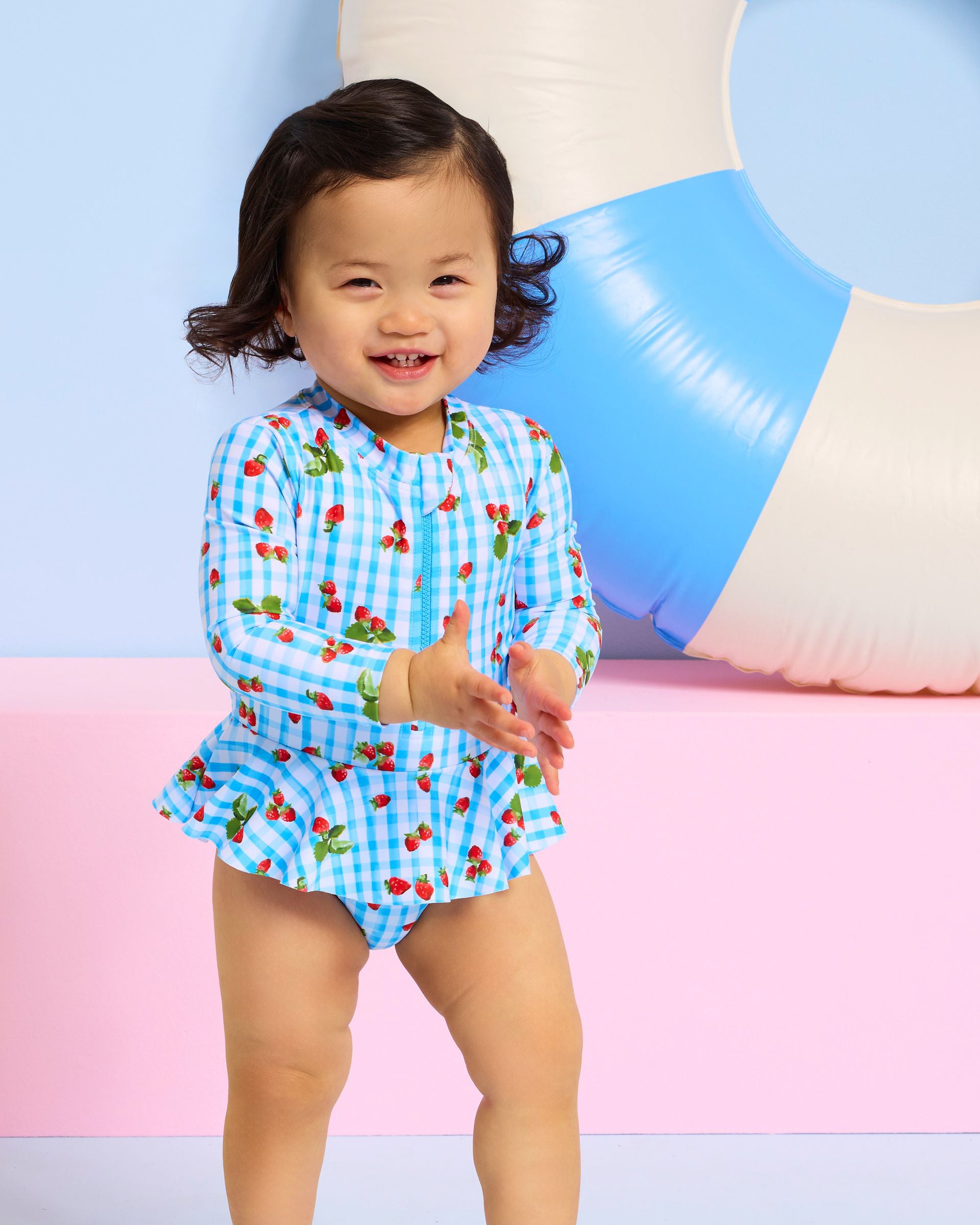 Tots Beach Picnic Sunsuit