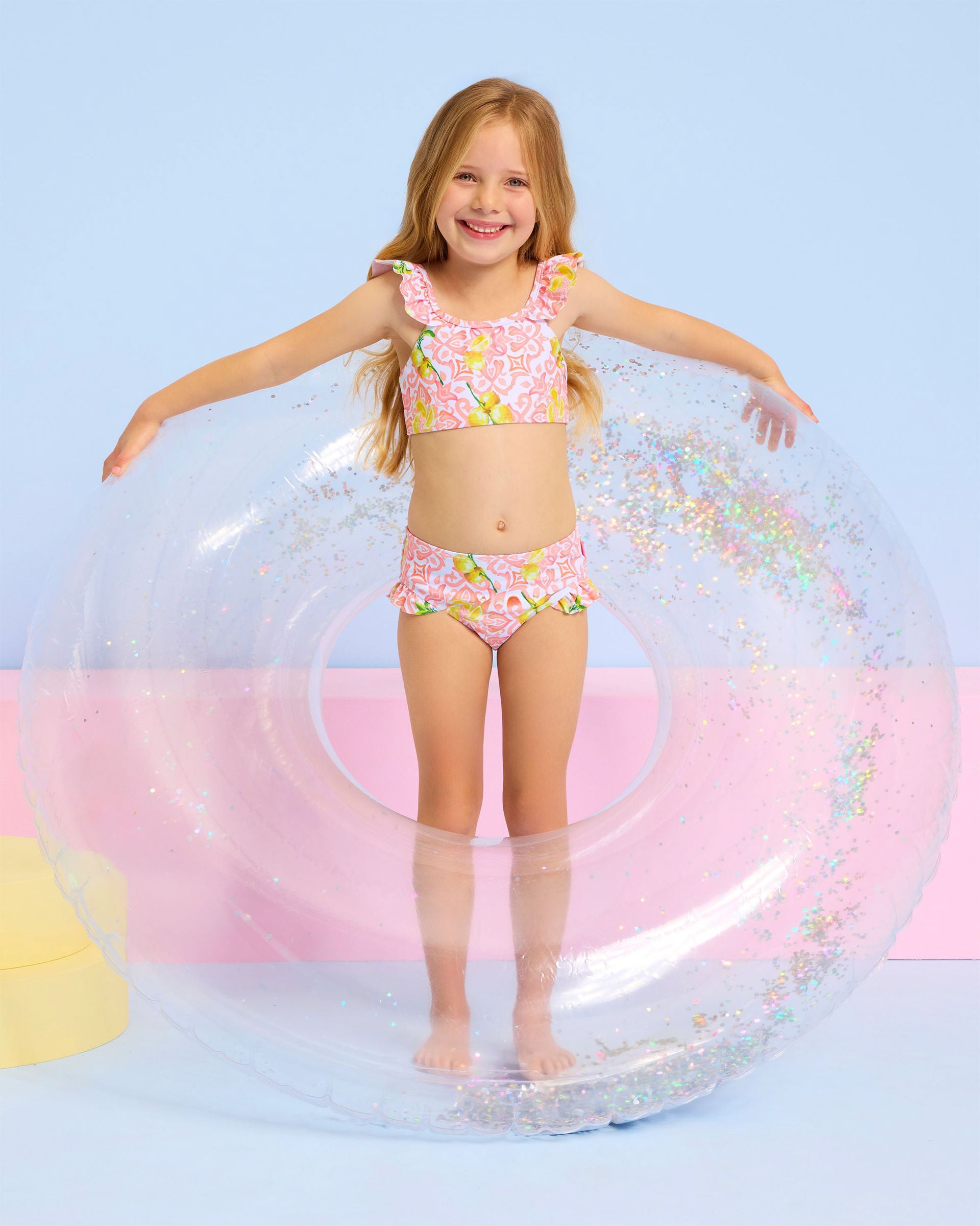 Tots Lemon Tile Bikini Set