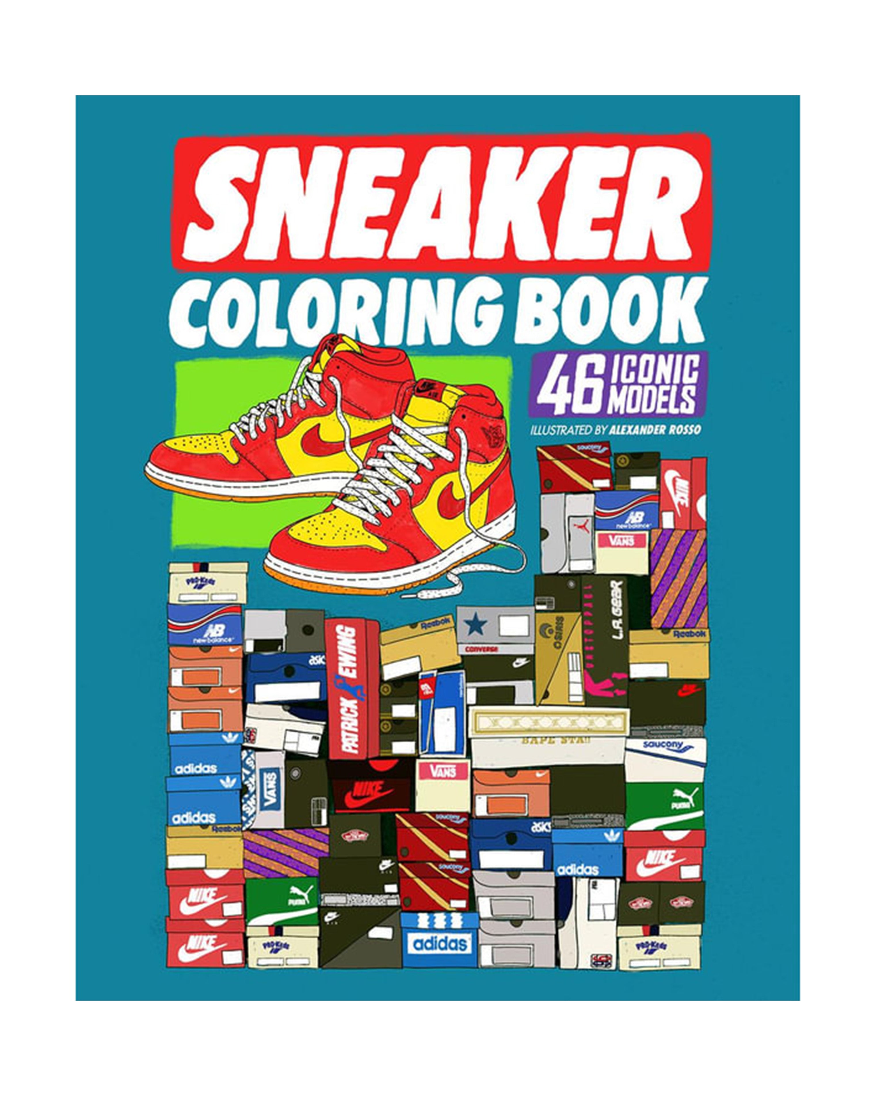 Sneaker Colouring Book