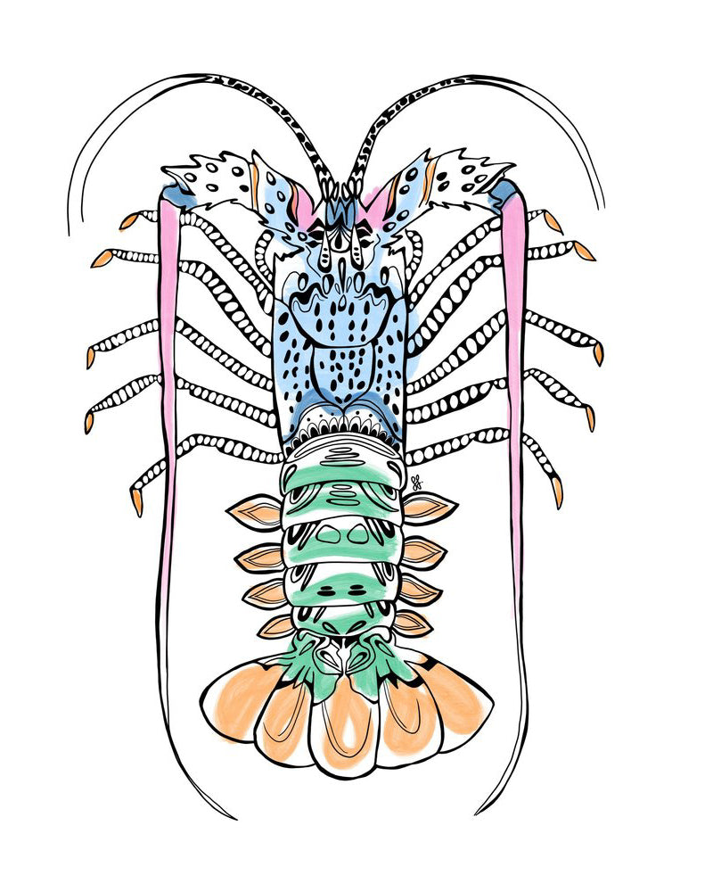 Crayfish Sticker