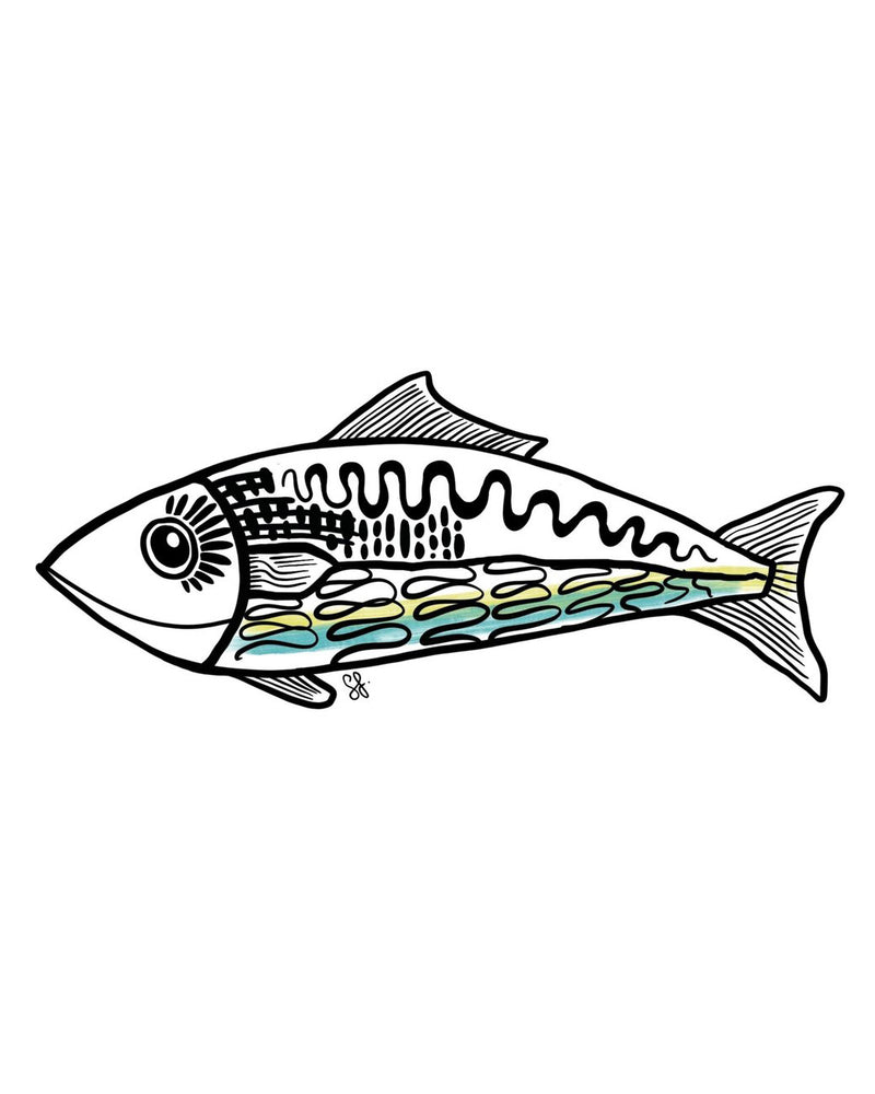 Funky Fish Sticker