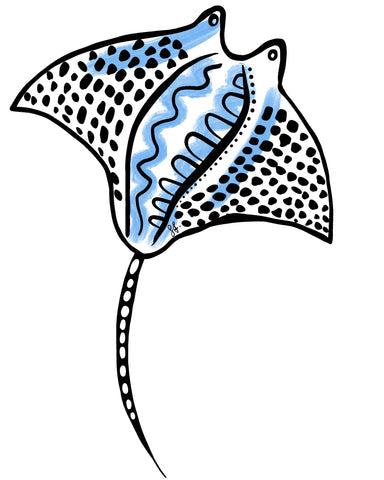 Manta Ray Sticker
