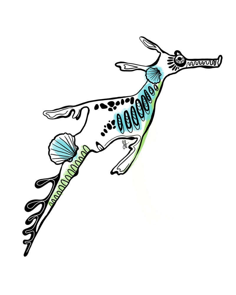 Sea Dragon Sticker