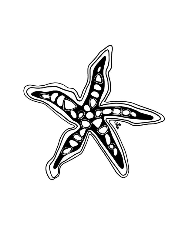 Sea Star Sticker