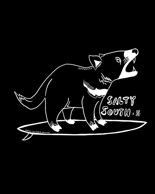 Salty South x Sophie Tassie Devil Sticker