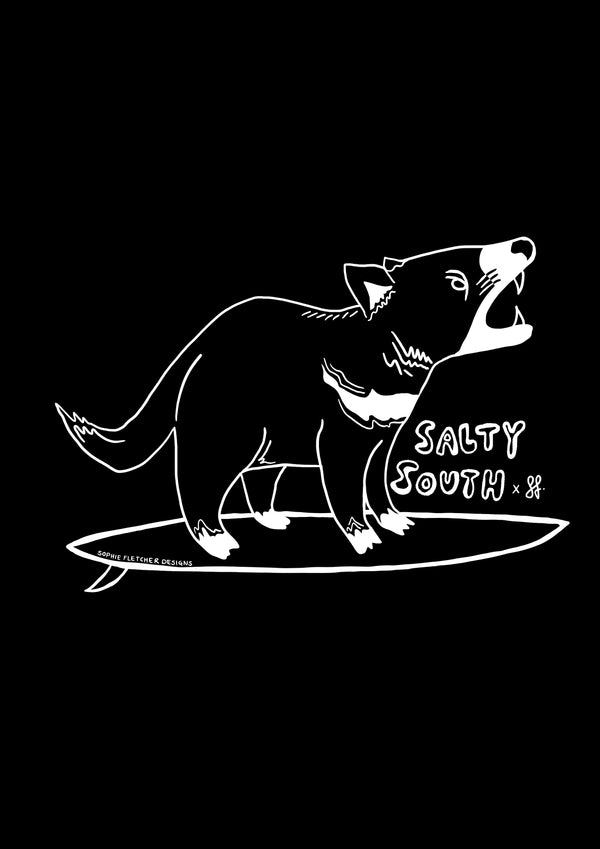 Salty South x Sophie Tassie Devil Sticker