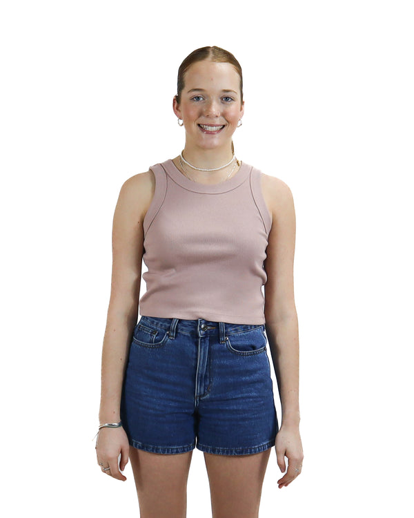 STR Organic Rib Crop Tank