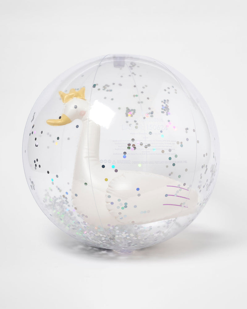 3D Inflatable Beach Ball Princess Swan