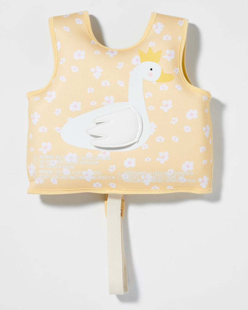 Kids Swim Vest 1-2 Princess Swan